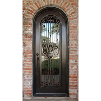 Plain Wrought Iron Door
