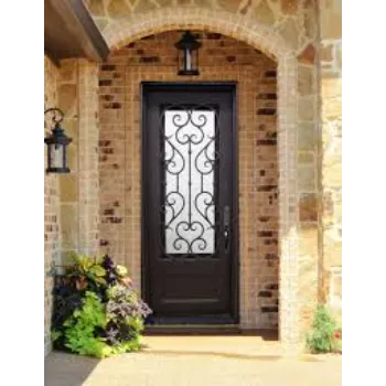 Polished Wrought Iron Door