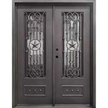 Attractive Design Wrought Iron Door
