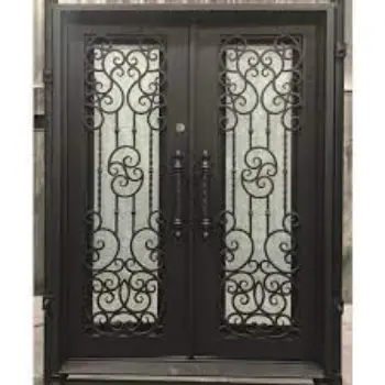Durable Wrought Iron Door