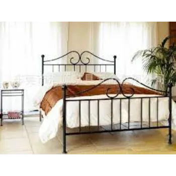 Admirable Wrought Iron Double Bed