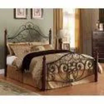 Great Strength Wrought Iron Double Bed