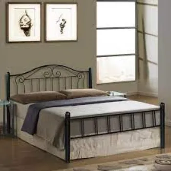 Solid Wrought Iron Double Bed