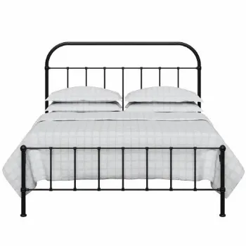 Plain Wrought Iron Double Bed