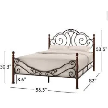Standard Wrought Iron Double Bed
