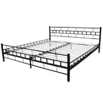 Comfortable Wrought Iron Double Bed
