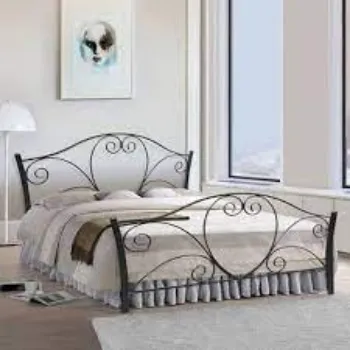 Durable Wrought Iron Double Bed
