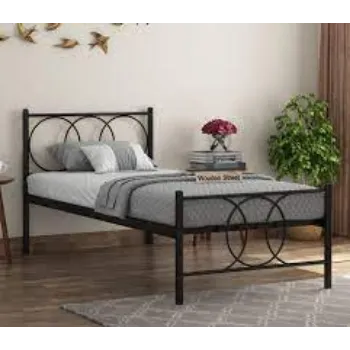 Modern Wrought Iron Double Bed