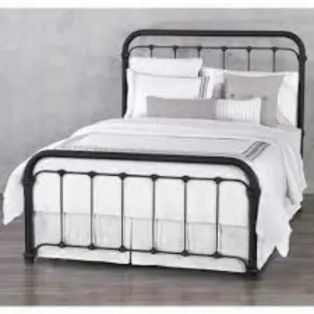 Attractive Wrought Iron Double Bed