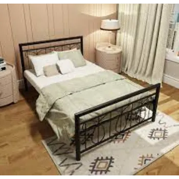 High Strength Wrought Iron Double Bed