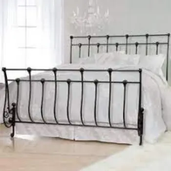Modern Wrought Iron Double Bed