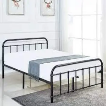 Attractive Designs Wrought Iron Double Bed