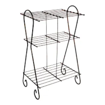 Fine Finishing Wrought Iron Rack