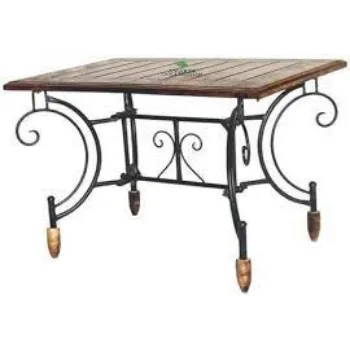 Attractive Wrought Iron Table