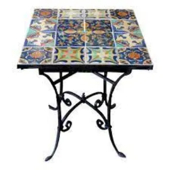 Fine Finishing Wrought Iron Table